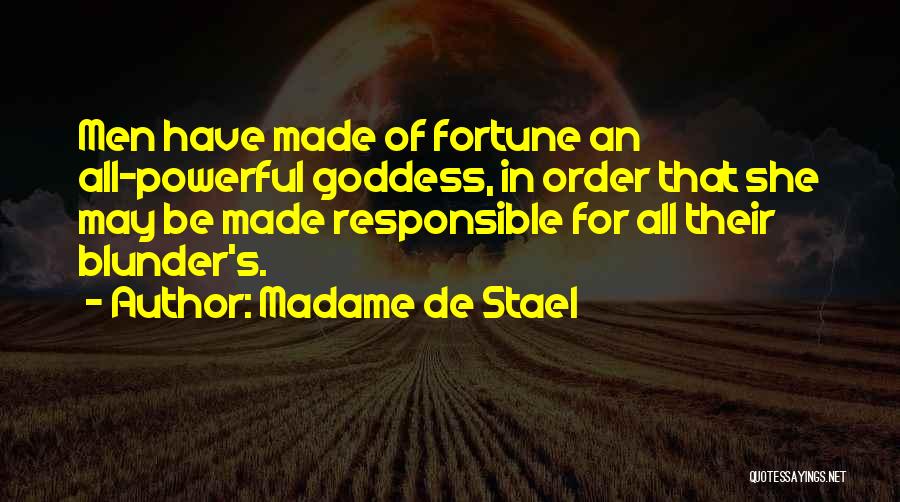 Madame Quotes By Madame De Stael