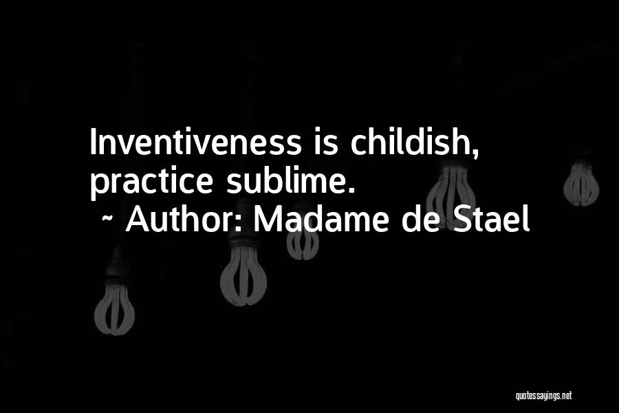 Madame Stael Quotes By Madame De Stael