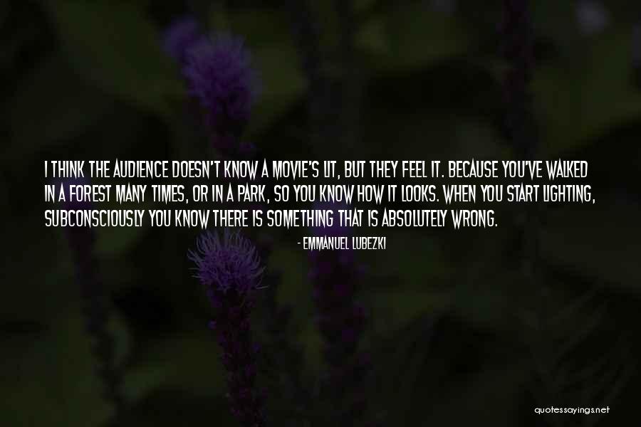 Madden 13 Quotes By Emmanuel Lubezki Madden 13 Quotes By Emmanuel Lubezki