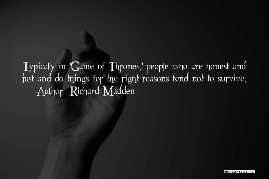 Madden Game Quotes By Richard Madden