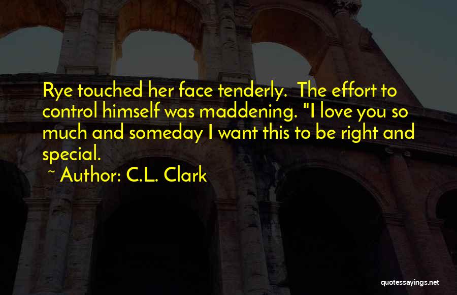 Maddening Love Quotes By C.L. Clark