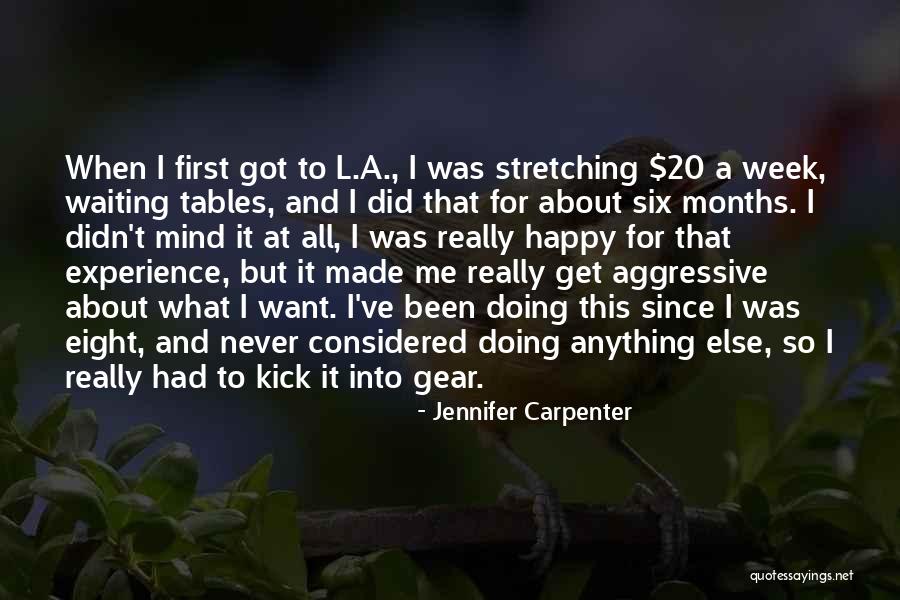 Made Gear Quotes By Jennifer Carpenter Made Gear Quotes By Jennifer Carpenter