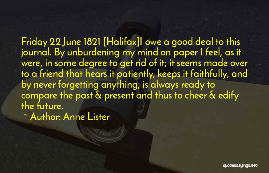 Made It To Friday Quotes By Anne Lister