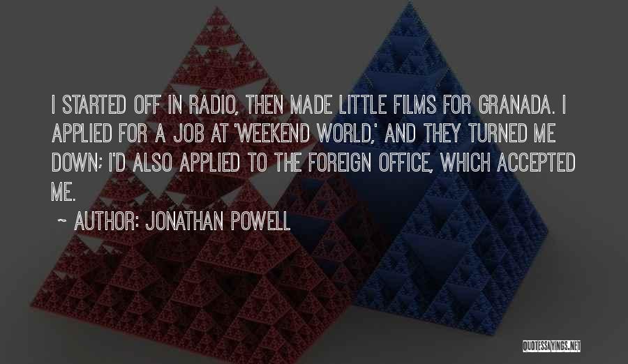 Made It To The Weekend Quotes By Jonathan Powell