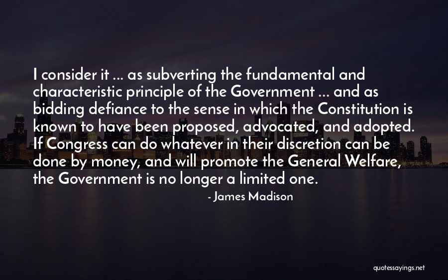 Madison Limited Government Quotes By James Madison Madison Limited Government Quotes By James Madison
