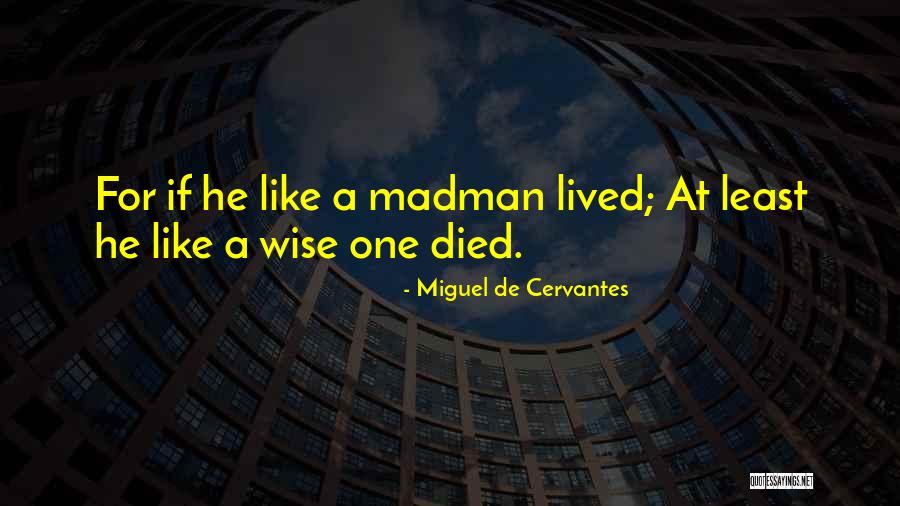 Madman Quotes By Miguel De Cervantes