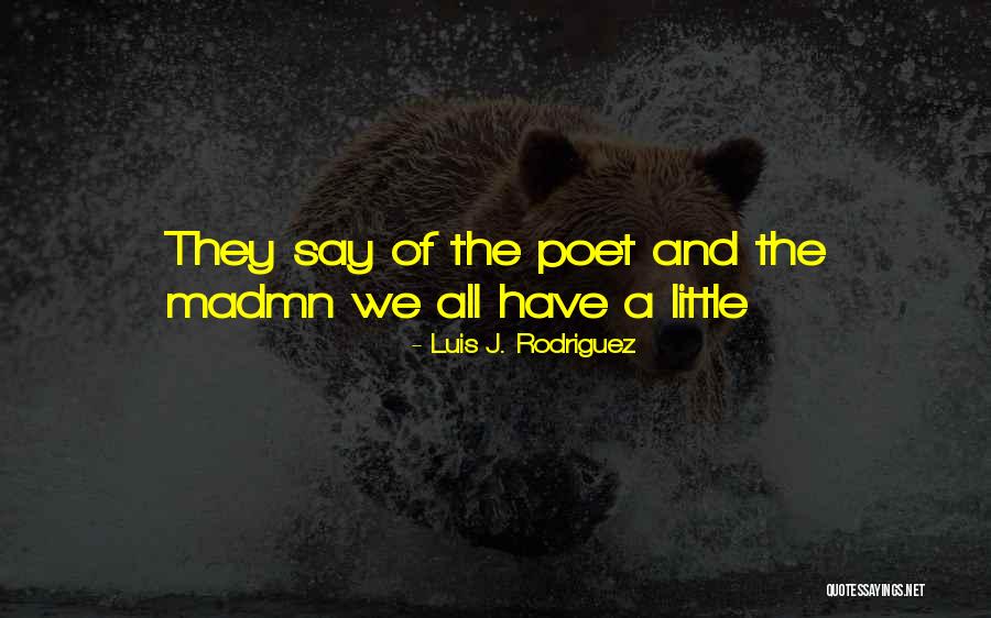 Madmn Quotes By Luis J. Rodriguez Madmn Quotes By Luis J. Rodriguez