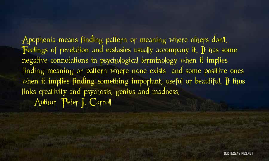 Madness And Genius Quotes By Peter J. Carroll