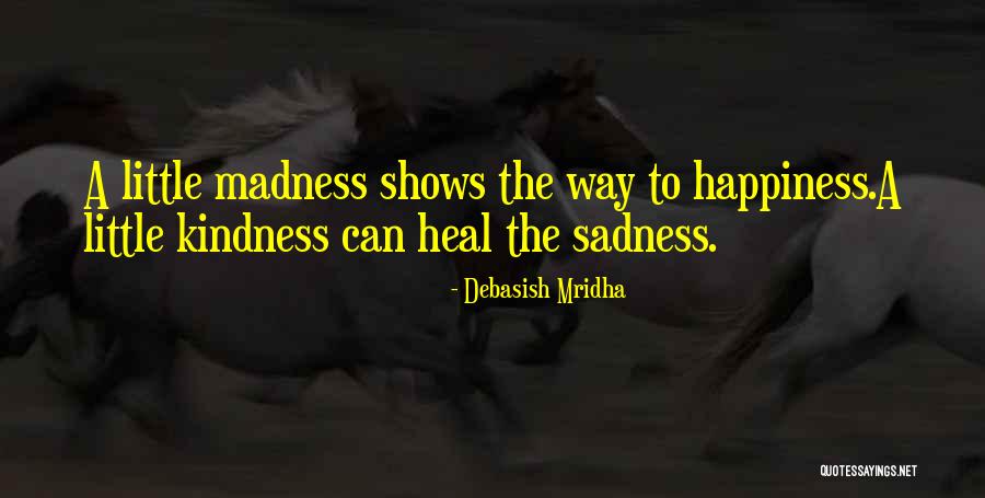 Madness And Sadness Quotes By Debasish Mridha