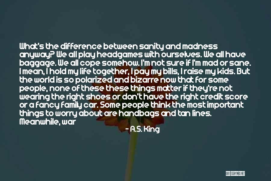 Madness And Sanity Quotes By A.S. King Madness And Sanity Quotes By A.S. King