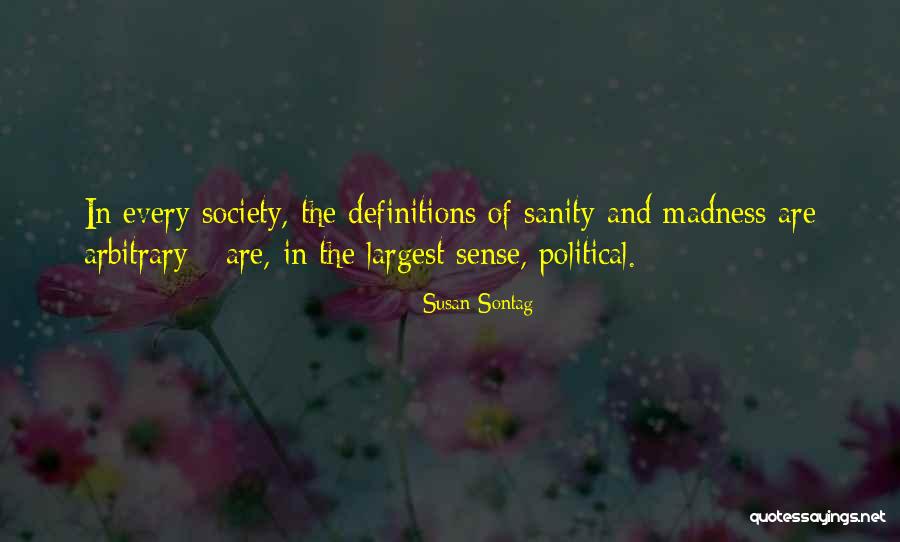 Madness And Sanity Quotes By Susan Sontag