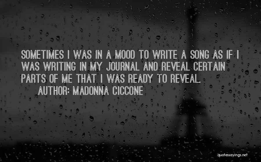 Madonna Song Quotes By Madonna Ciccone