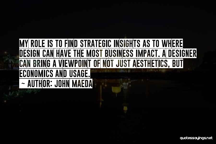 Maeda Quotes By John Maeda