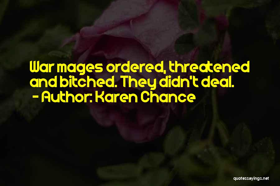 Mages Quotes By Karen Chance