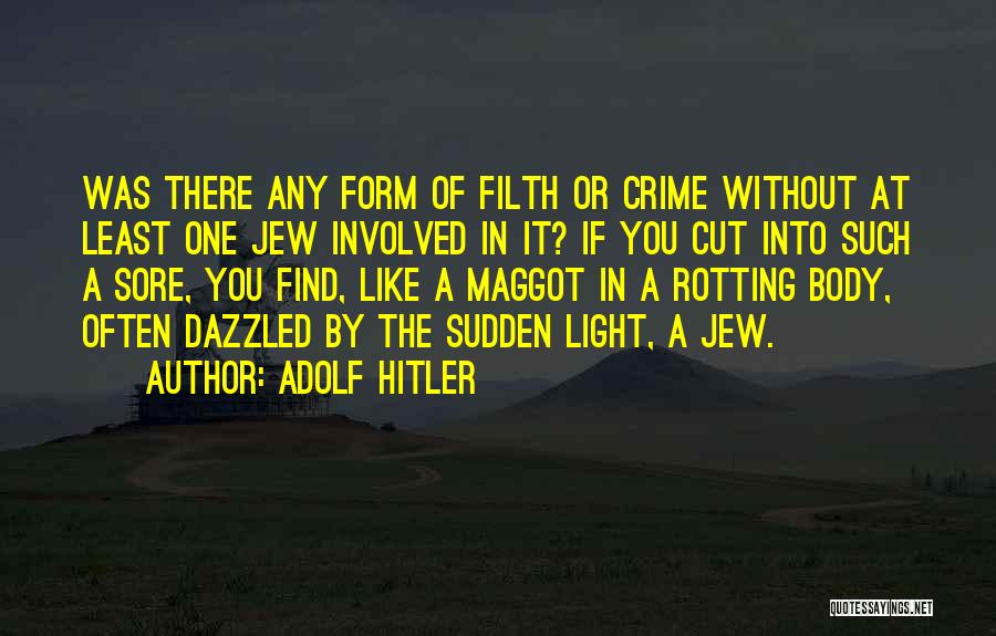 Maggot Quotes By Adolf Hitler