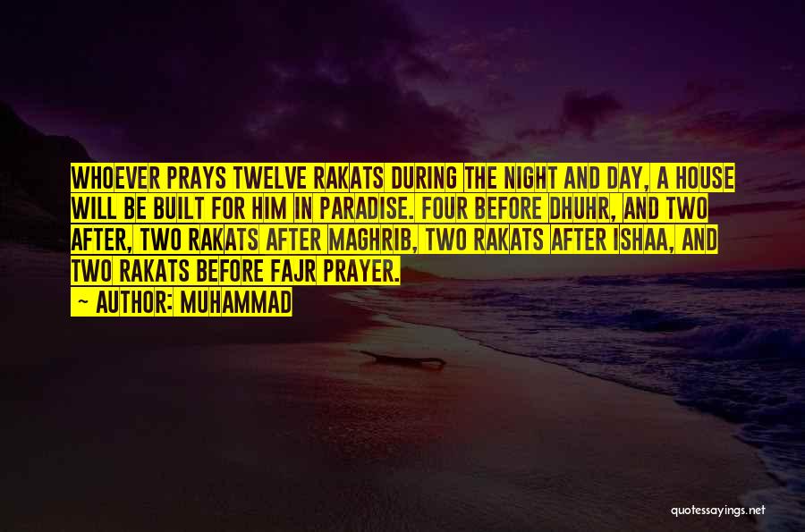 Maghrib Prayer Quotes By Muhammad
