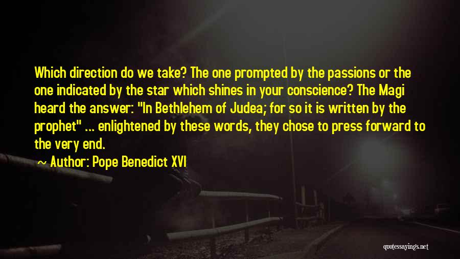 Magi Quotes By Pope Benedict XVI