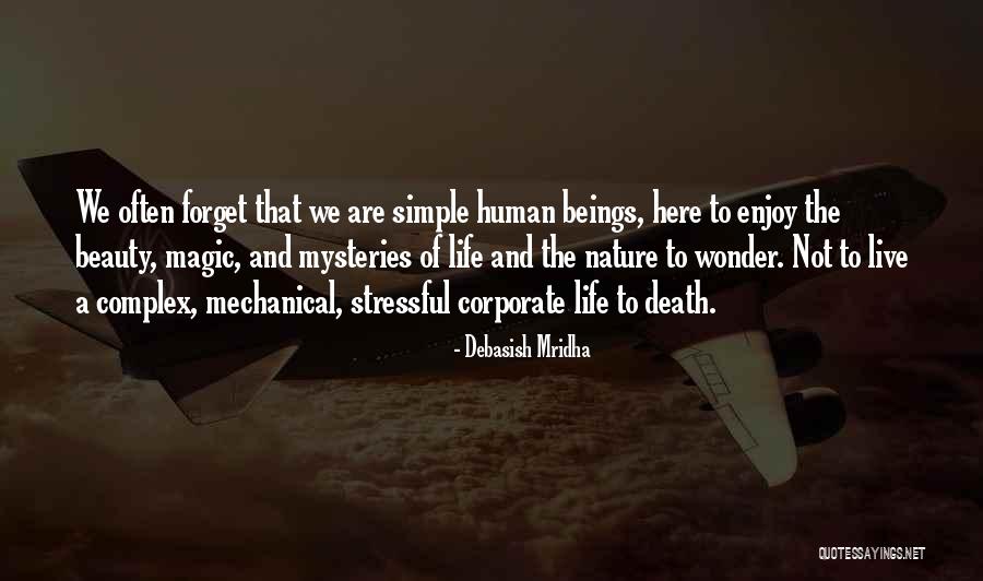 Magic And Wonder Quotes By Debasish Mridha