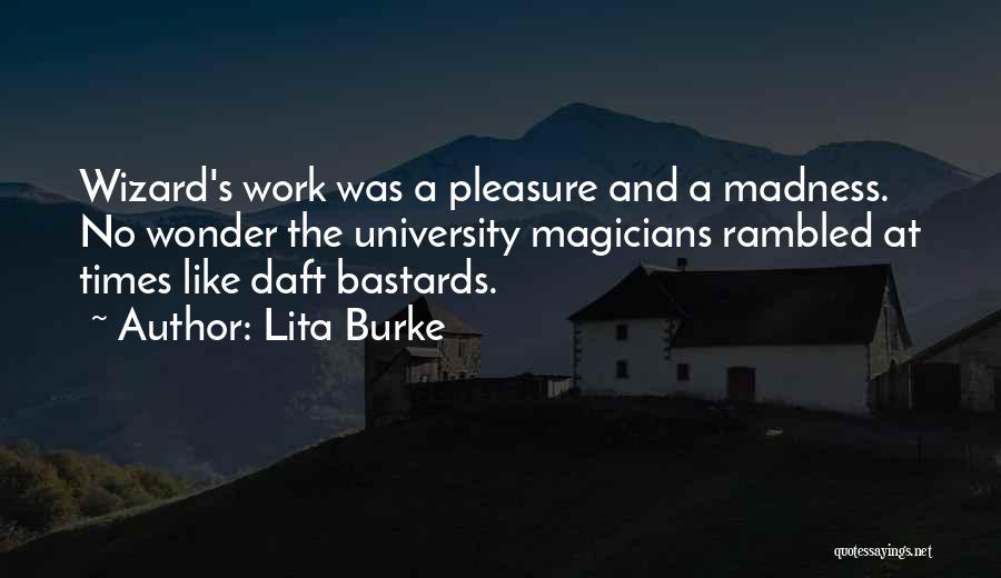 Magic And Wonder Quotes By Lita Burke