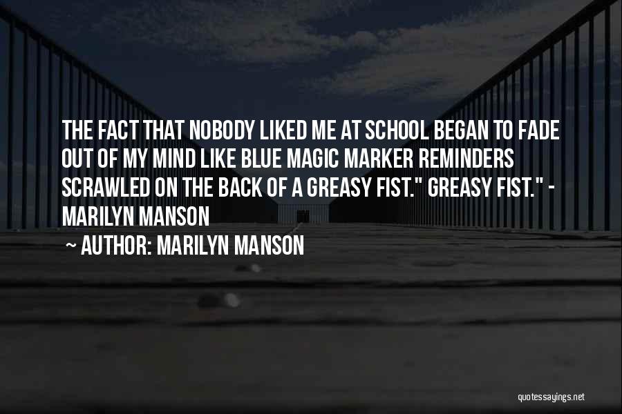 Magic Marker Quotes By Marilyn Manson