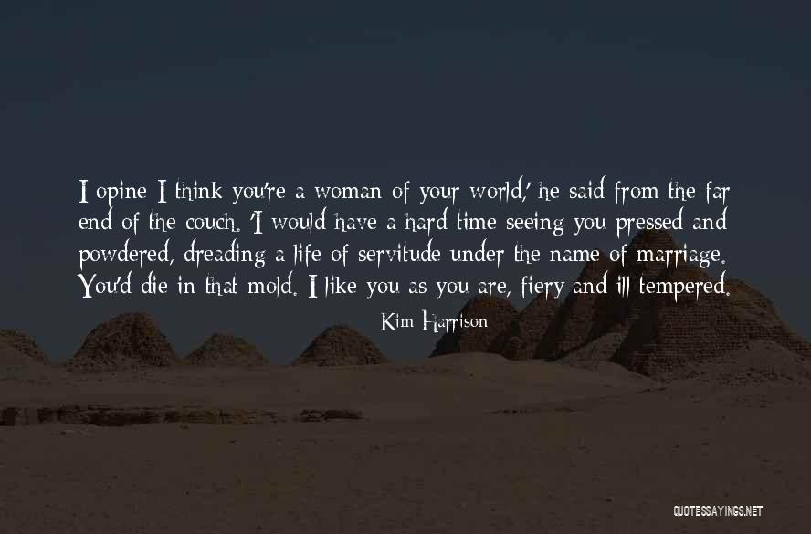 Magic Marriage Quotes By Kim Harrison Magic Marriage Quotes By Kim Harrison
