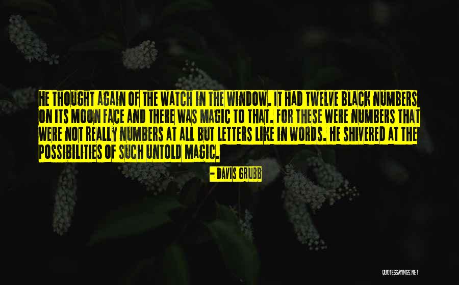 Magic Words Quotes By Davis Grubb Magic Words Quotes By Davis Grubb