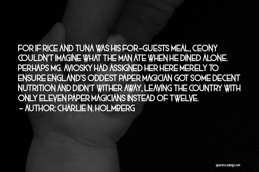 Magician Quotes By Charlie N. Holmberg