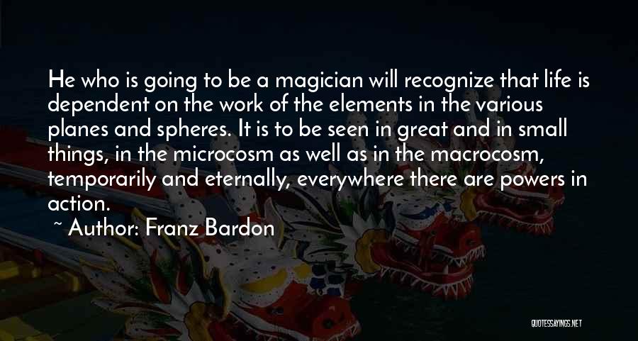 Magician Quotes By Franz Bardon