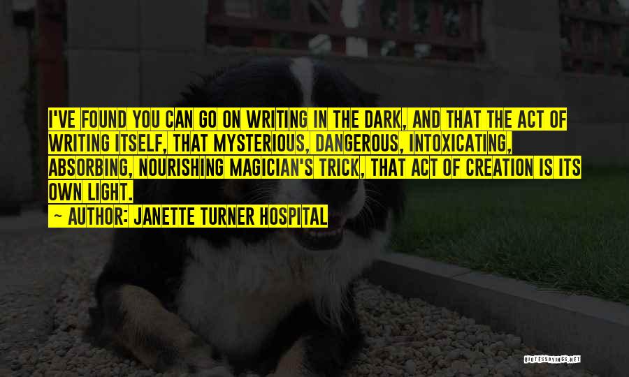 Magician Quotes By Janette Turner Hospital