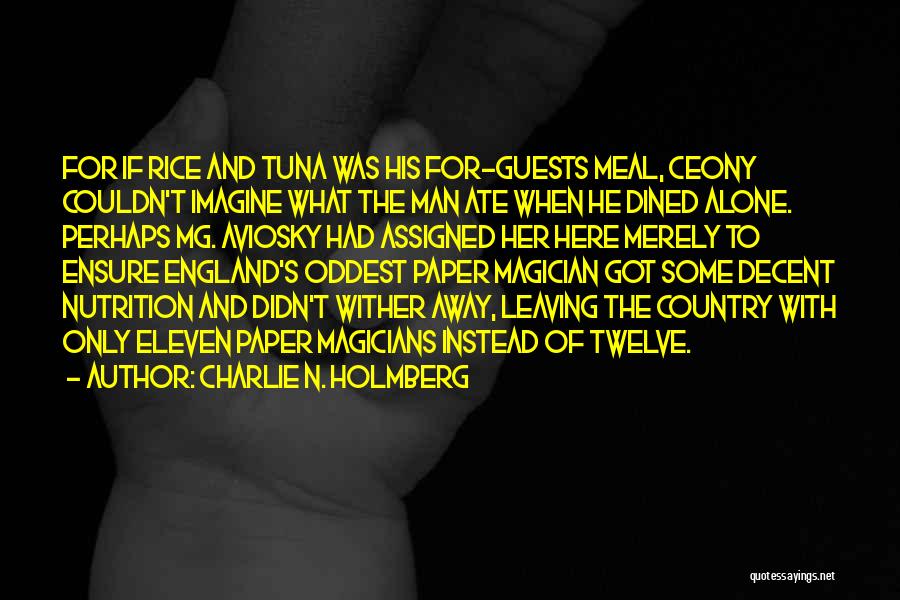 Magicians Quotes By Charlie N. Holmberg