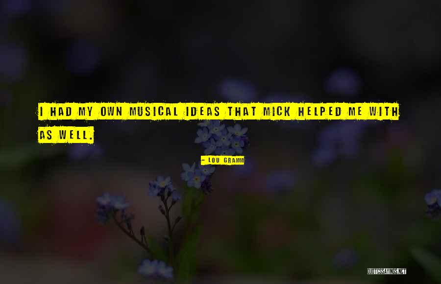 Magid Quotes By Lou Gramm Magid Quotes By Lou Gramm