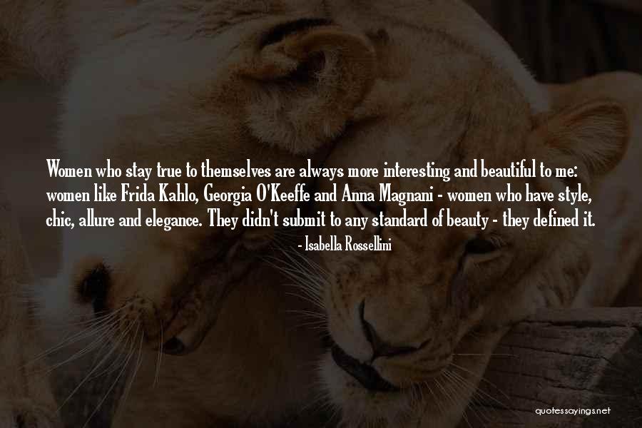 Magnani Quotes By Isabella Rossellini Magnani Quotes By Isabella Rossellini