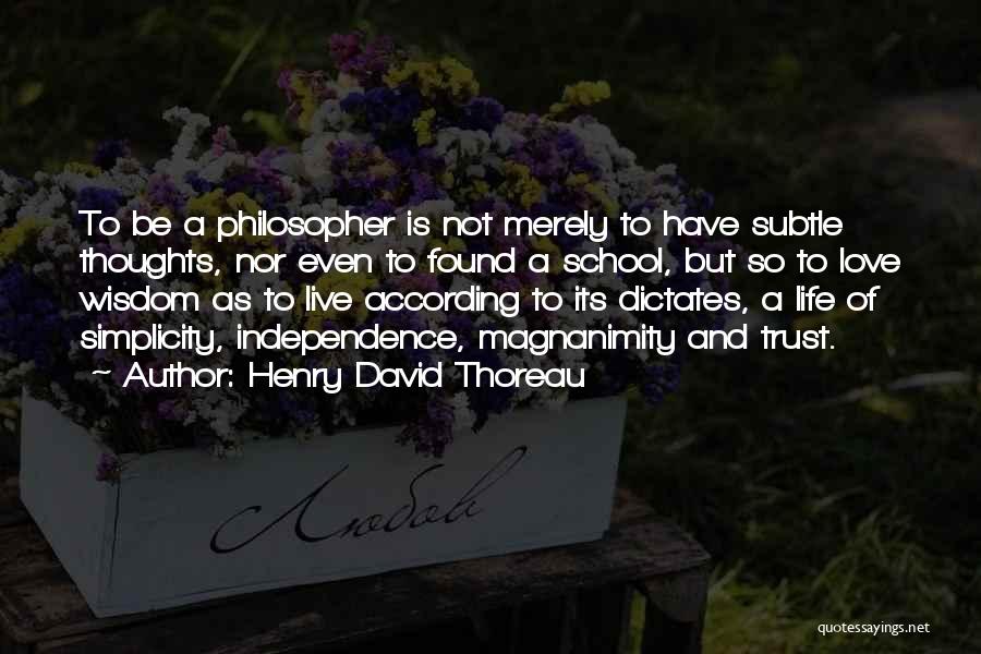 Magnanimity Quotes By Henry David Thoreau