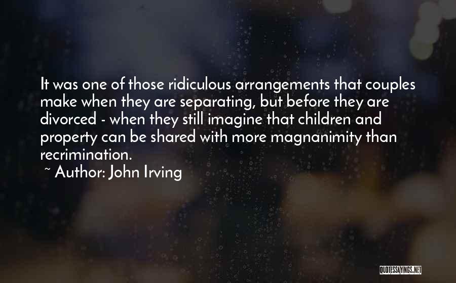 Magnanimity Quotes By John Irving