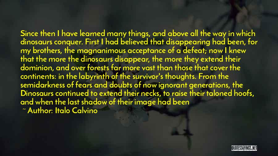 Magnanimous In Defeat Quotes By Italo Calvino
