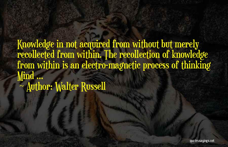 Magnetic Quotes By Walter Russell