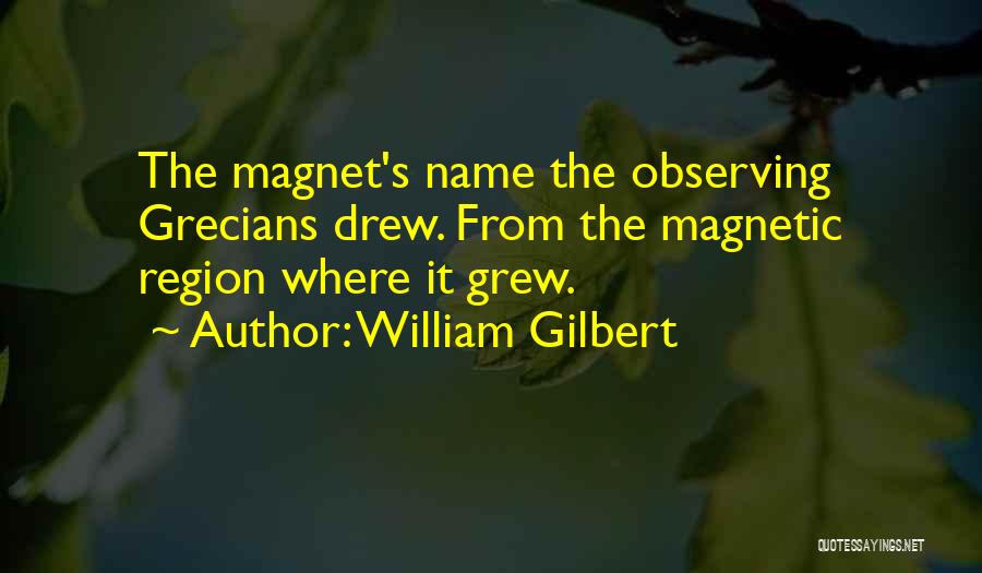 Magnetic Quotes By William Gilbert