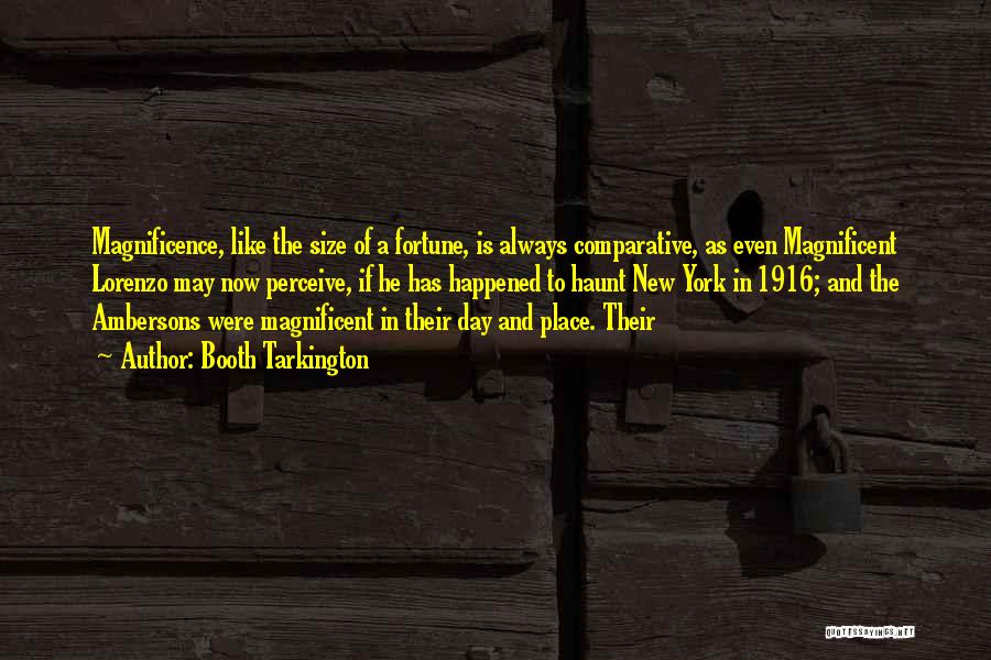 Magnificent Ambersons Quotes By Booth Tarkington