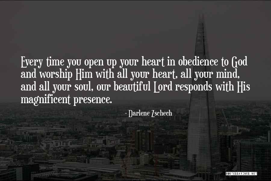 Magnificent God Quotes By Darlene Zschech