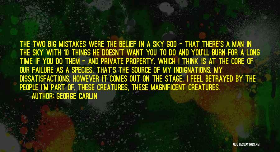 Magnificent God Quotes By George Carlin