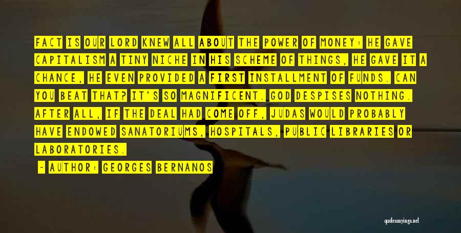 Magnificent God Quotes By Georges Bernanos