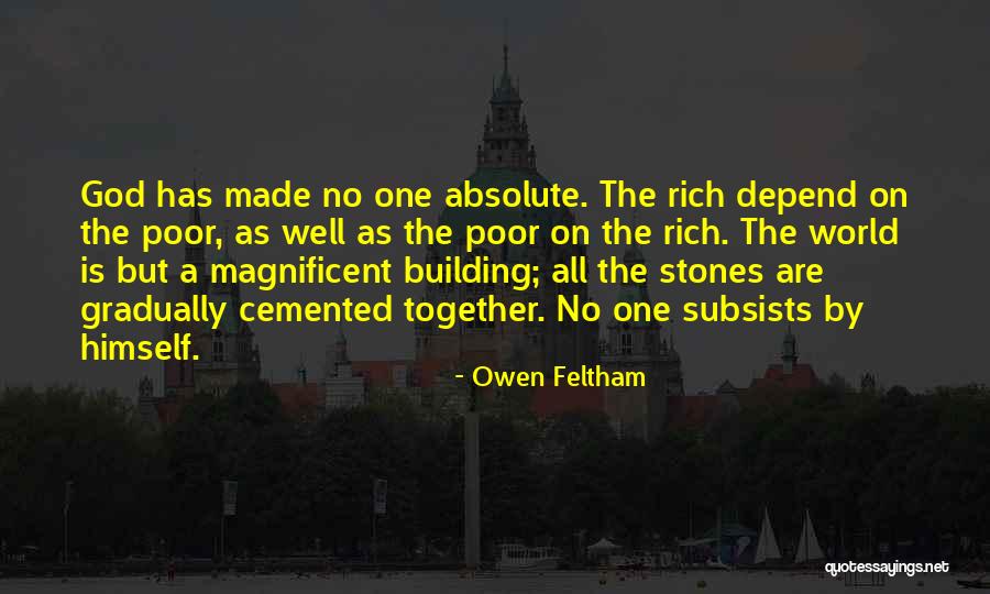 Magnificent God Quotes By Owen Feltham