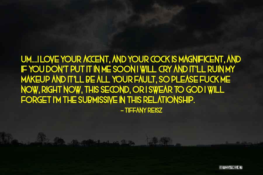 Magnificent God Quotes By Tiffany Reisz