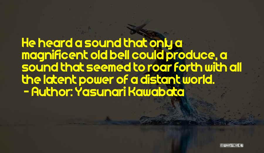 Magnificent Quotes By Yasunari Kawabata