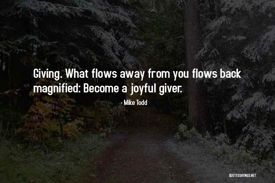 Magnified Quotes By Mike Todd Magnified Quotes By Mike Todd