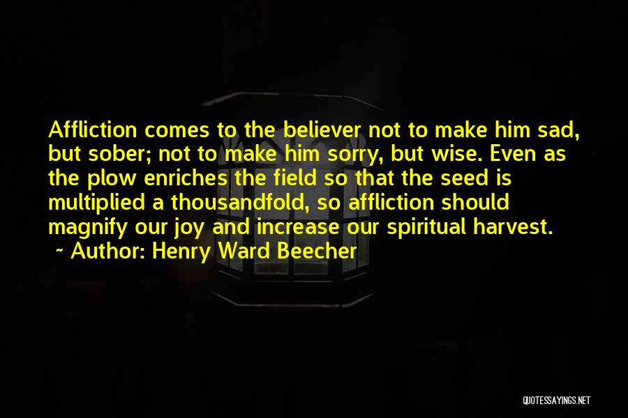 Magnify Quotes By Henry Ward Beecher