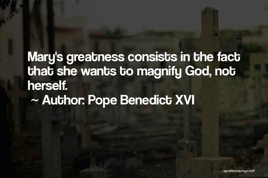 Magnify Quotes By Pope Benedict XVI