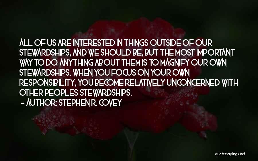 Magnify Quotes By Stephen R. Covey