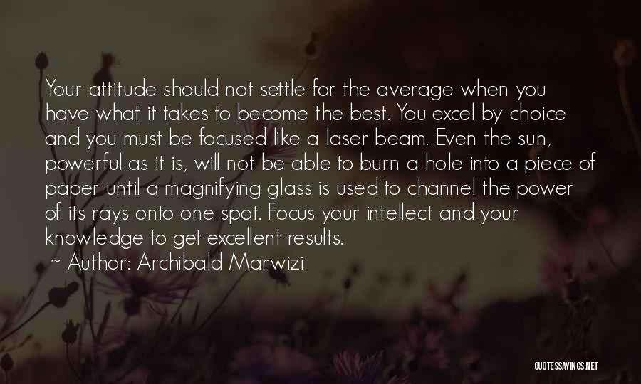 Magnifying Glass Quotes By Archibald Marwizi