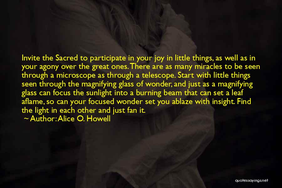Magnifying Quotes By Alice O. Howell